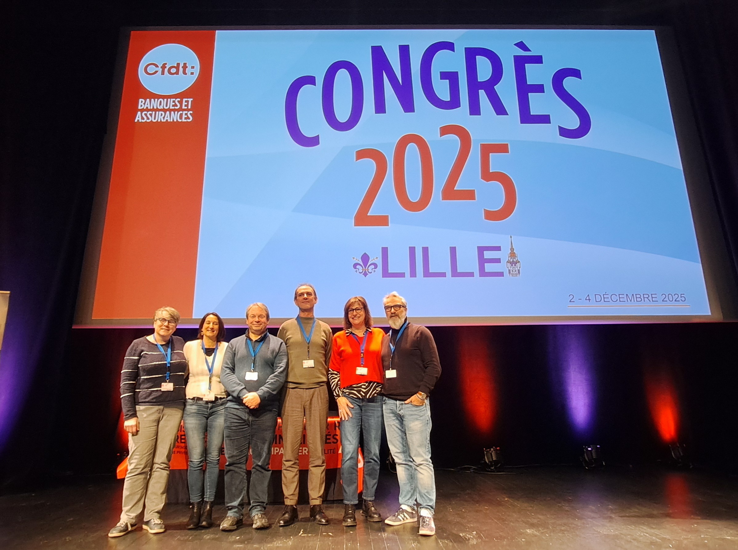 CONGRÈS 2025  À LILLE  : NOTRE NOUVEAU CONSEIL FÉDÉRAL ET  NOTRE NOUVELLE COMMISSION EXÉCUTIVE